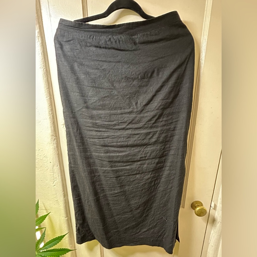 Banana Republic Charcoal Maxi Skirt